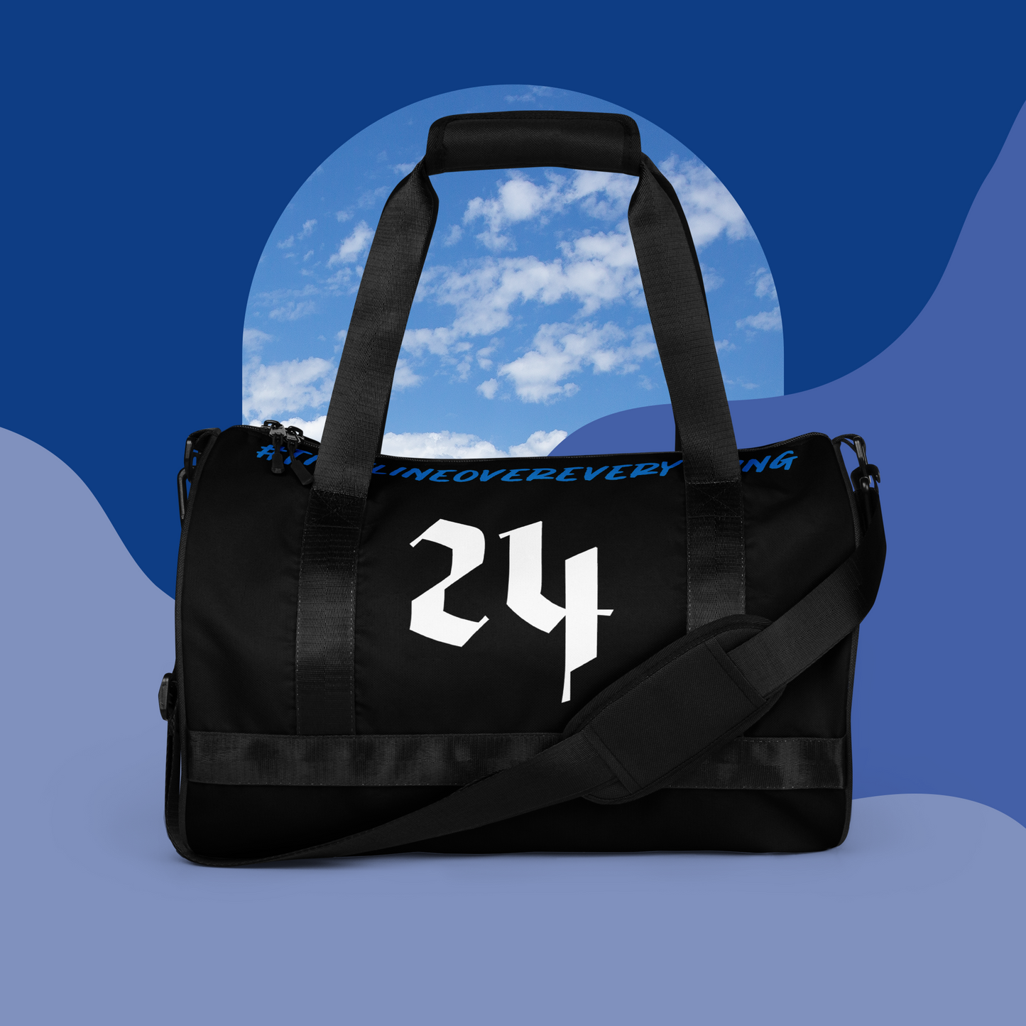 All-over print gym bag