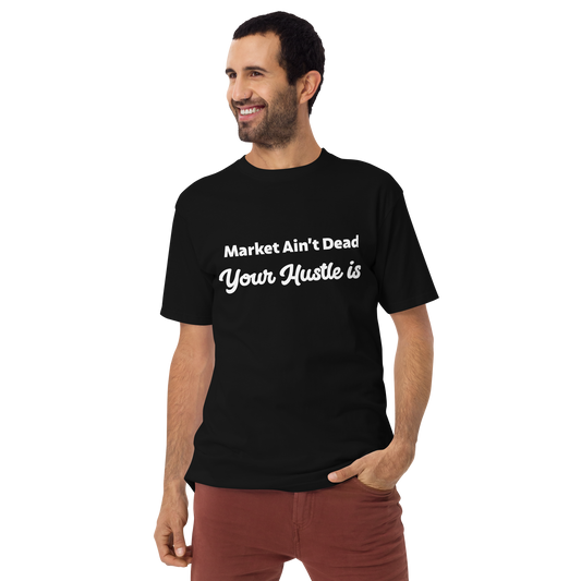 MARKET AIN’T DEAD premium heavyweight tee MENS