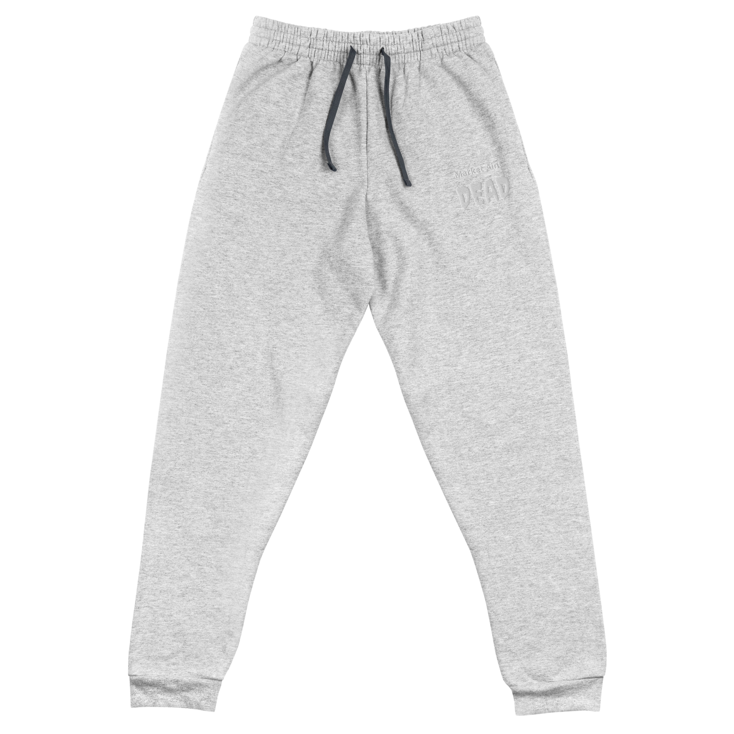 MARKET AIN’T DEAD -  Unisex Joggers - ( WHITE PRINT )