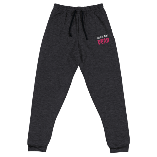 MARKET AIN’T DEAD - Unisex Joggers ( PINK/WHITE )